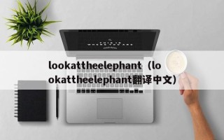 lookattheelephant（lookattheelephant翻译中文）