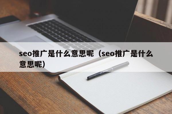 seo推广是什么意yi思呢-seo推广是什么意思呢