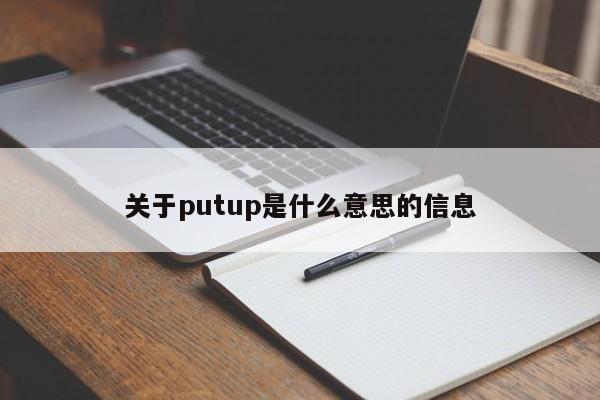 关于putup是什么意思的信息-悠嘻资讯网